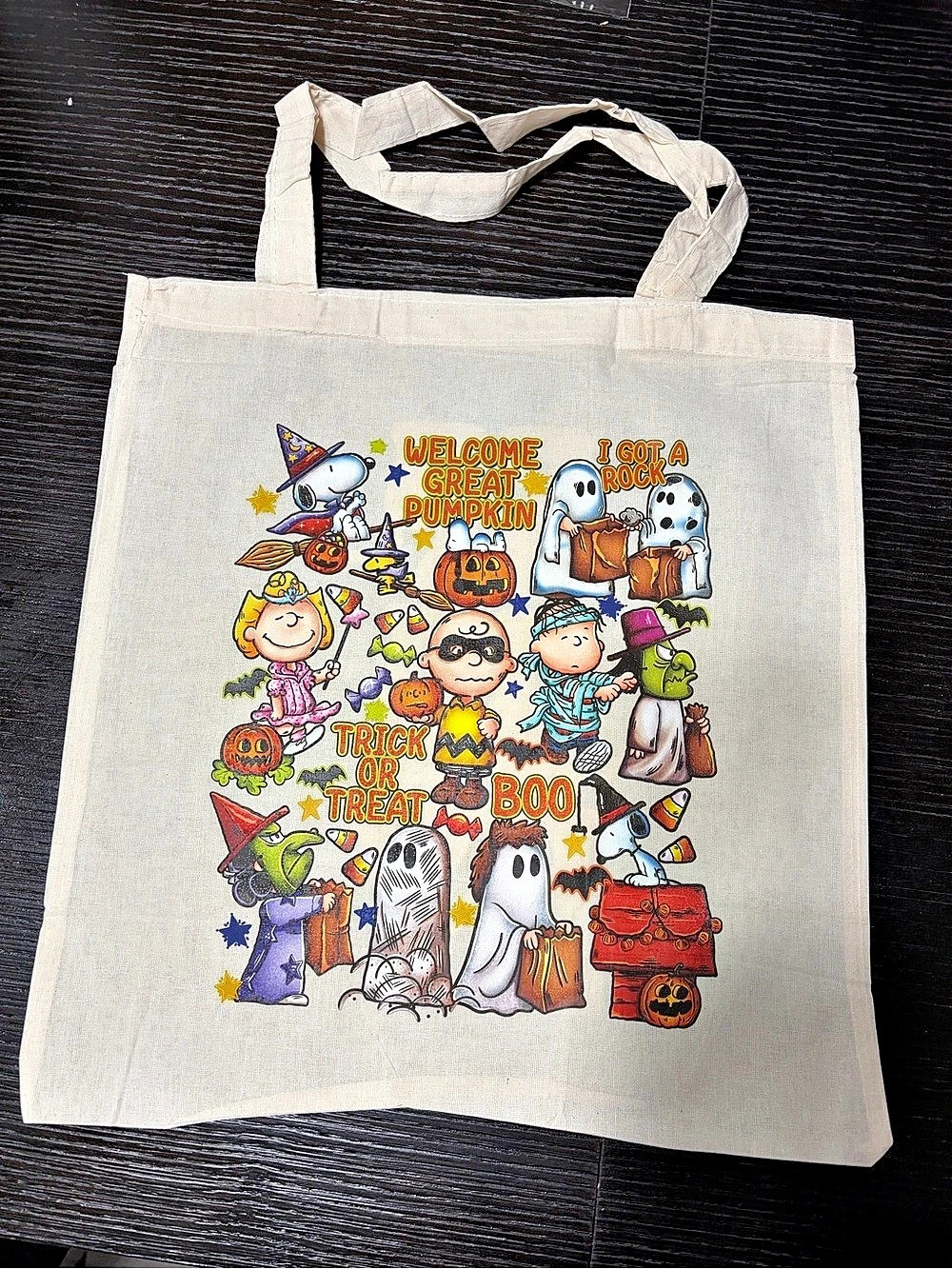 Peanuts Halloween Graphic Tote Bag